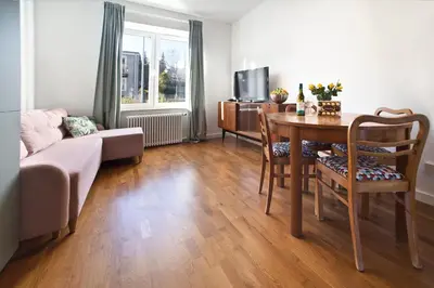 Telewizja i/lub zestaw kina domowego w obiekcie P&O Apartments Gdańska I