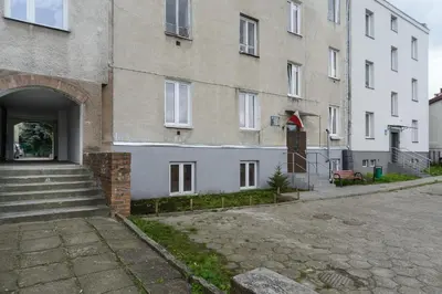 Budynek, w którym mieści się apartament