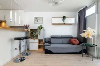 Część wypoczynkowa w obiekcie Cloud 11 Apartment City Center Grzybowska