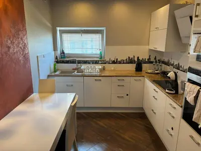 Kuchnia lub aneks kuchenny w obiekcie Apartament Praga Północ