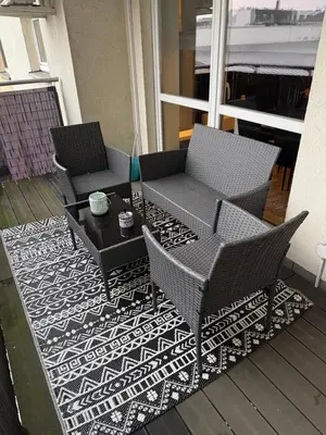 Część wypoczynkowa w obiekcie Apartament Praga Północ