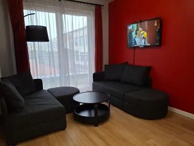 Część wypoczynkowa w obiekcie Heron Apartment