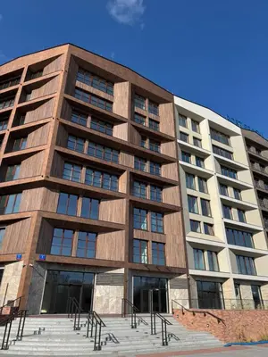 Budynek, w którym mieści się apartament