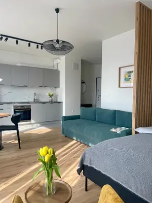 Kuchnia lub aneks kuchenny w obiekcie Port Praski Apartments