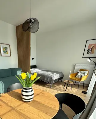 Część wypoczynkowa w obiekcie Port Praski Apartments