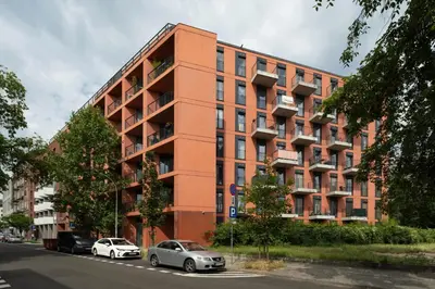Budynek, w którym mieści się apartament