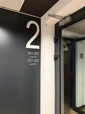 Plan piętra w obiekcie Bliska 17 Warsaw Studio