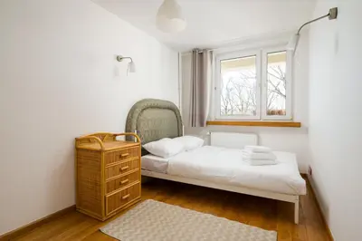 Plan piętra w obiekcie Olszowa 8 Riverside Apartment by BookingHost
