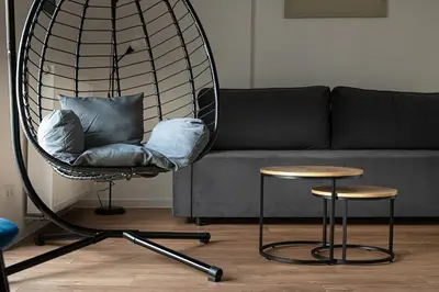 Część wypoczynkowa w obiekcie RentPlanet - Apartamenty Ząbkowska
