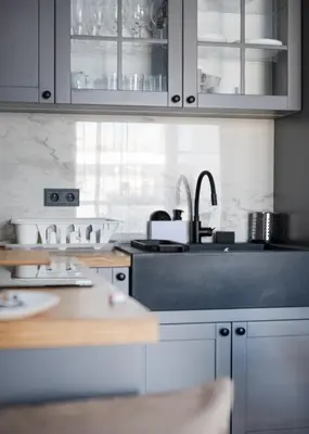 Kuchnia lub aneks kuchenny w obiekcie RentPlanet - Apartamenty Ząbkowska