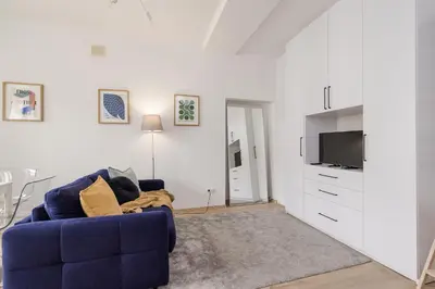 Telewizja i/lub zestaw kina domowego w obiekcie ShortStayPoland Rakowiecka B179