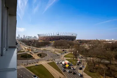 Plan piętra w obiekcie National Stadium Homely Studio by BookingHost