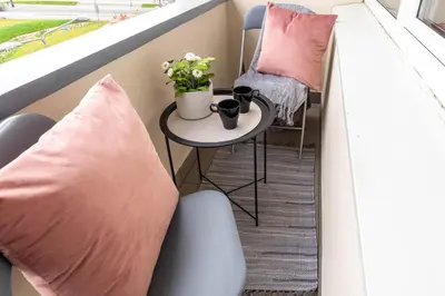 Część wypoczynkowa w obiekcie Al Solidarności apt 42 SuperApart - Studio with Balcony