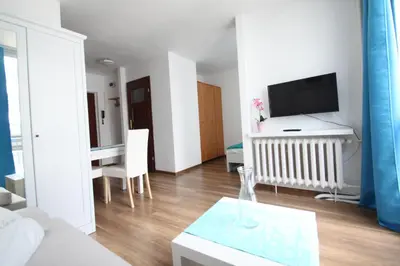 Telewizja i/lub zestaw kina domowego w obiekcie Center Pałac Kultury Metro
