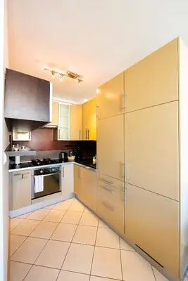Kuchnia lub aneks kuchenny w obiekcie Apartament Zielone Zacisze, Darmowy Parking