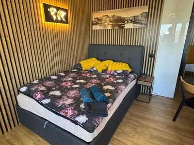 Łóżko lub łóżka w pokoju w obiekcie Prestige Loft