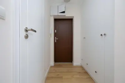 Plan piętra w obiekcie Bright CityView Apartment with AC near PGE Narodowy by Noclegi Renters
