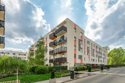 Budynek, w którym mieści się apartament