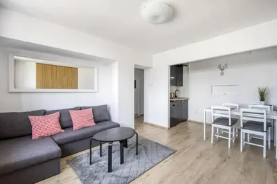 Kuchnia lub aneks kuchenny w obiekcie Apartament Centrum