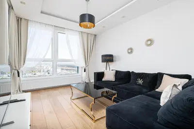 Część wypoczynkowa w obiekcie RentPlanet - Apartament Rodziewiczówny