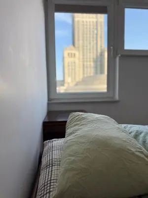 Łóżko lub łóżka w pokoju w obiekcie Stylish Central Apt, Palace view