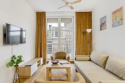 Telewizja i/lub zestaw kina domowego w obiekcie P&O Apartments Marszałkowska I