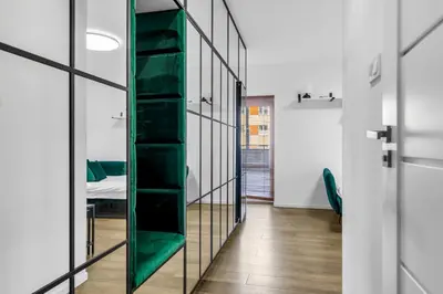 Plan piętra w obiekcie Warszawa Koło Malachite Studio by BookingHost