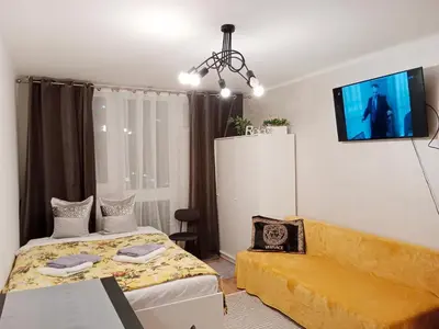 Telewizja i/lub zestaw kina domowego w obiekcie 1010 Warsaw Centrum