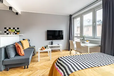 Telewizja i/lub zestaw kina domowego w obiekcie Jana Kilińskiego Apt 6 SuperApart - w sercu Starego Miasta