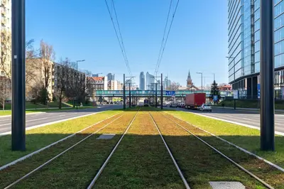 Budynek, w którym mieści się apartament