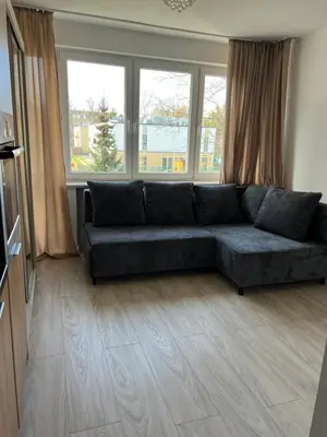 Część wypoczynkowa w obiekcie Studio apartment&Airport- free WiFi - Netflix - close by Chopin Airport