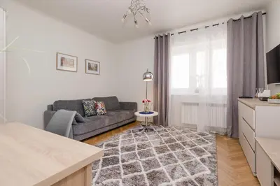 Telewizja i/lub zestaw kina domowego w obiekcie ShortStayPoland Nowolipie B182