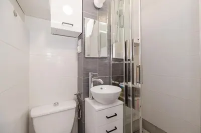 Łazienka w obiekcie ShortStayPoland Nowolipie B182