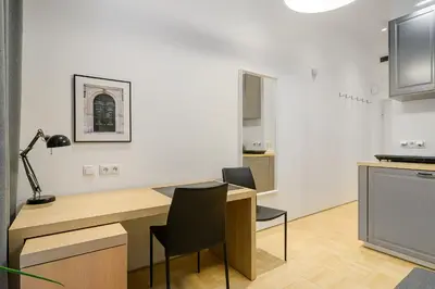 Kuchnia lub aneks kuchenny w obiekcie Warecka I Serviced Apartments