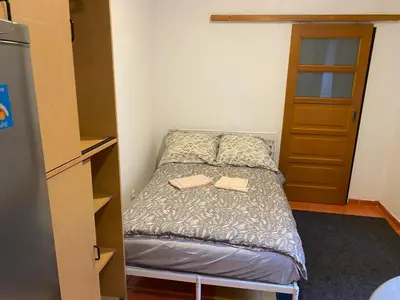 Łóżko lub łóżka w pokoju w obiekcie Arkuszowa 58 Studio 15