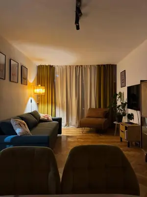 Część wypoczynkowa w obiekcie Pokoje w samym centrum-Walicow 20