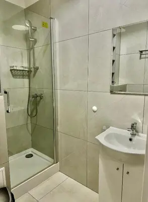 Łazienka w obiekcie Stylowa Kawalerka z WiFi Praga Mińska 22 Blisko PGE Narodowego
