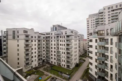 Budynek, w którym mieści się apartament