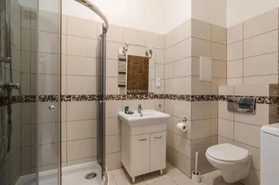 Łazienka w obiekcie ShortStayPoland Giełdowa B184