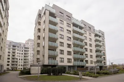 Budynek, w którym mieści się apartament
