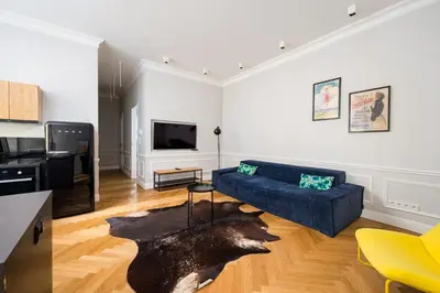 Kuchnia lub aneks kuchenny w obiekcie Praga Residence Apartment by BookingHost