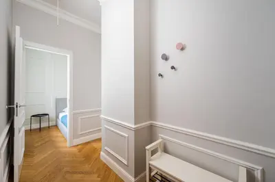 Plan piętra w obiekcie Praga Residence Apartment by BookingHost