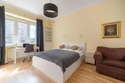 Część wypoczynkowa w obiekcie Luxury Apartment on Zlota Street