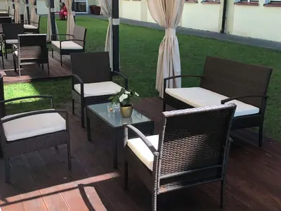Część wypoczynkowa w obiekcie Hotel Holiday Park