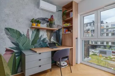 Plan piętra w obiekcie Apartament Family Green z garażem, klimatyzacją do 6 osób