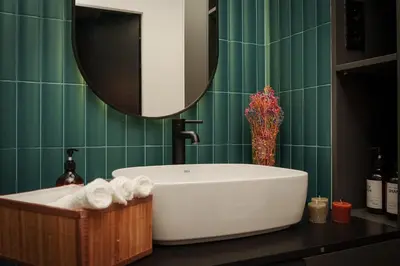 Łazienka w obiekcie Apartament Family Green z garażem, klimatyzacją do 6 osób