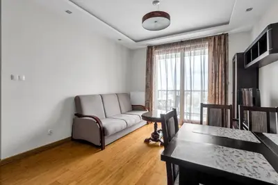 Część wypoczynkowa w obiekcie Homey Comfort Stay Apartment by BookingHost