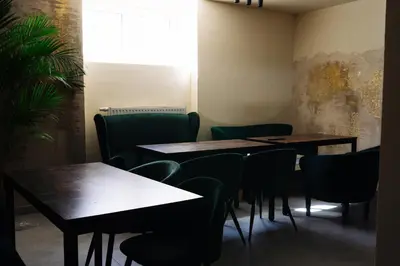 Część wypoczynkowa w obiekcie Boutique-Capsule Hostel