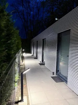 Budynek, w którym mieści się apartament