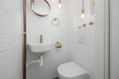 Łazienka w obiekcie Warsaw Central Apartment by Noclegi Renters